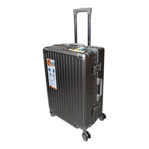 Чемодан ручная кладь алмюминя + поликарбонат Cruiser Russian