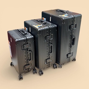 Комплект из трех чемоданов РС + Алюминия S, M , L