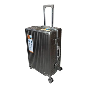 Чемодан ручная кладь алмюминий + поликарбонат Cruiser Russian