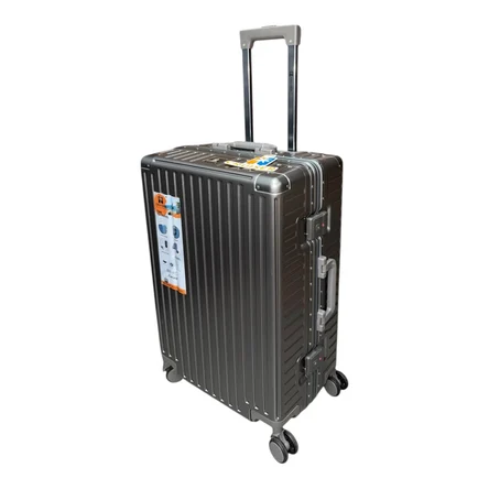 Чемодан ручная кладь алмюминий + поликарбонат Cruiser Russian