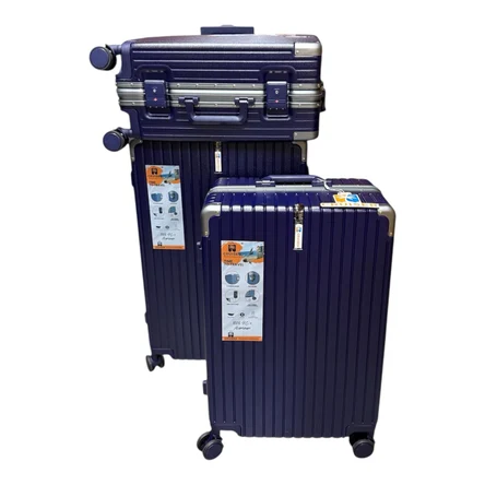 Комплект из трёх чемоданов РС+Алюминия (L,M,S)